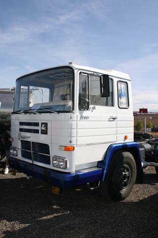 El diseño de la cabina Pegaso de este 2080 correspondía al italiano Aldo Sessano.